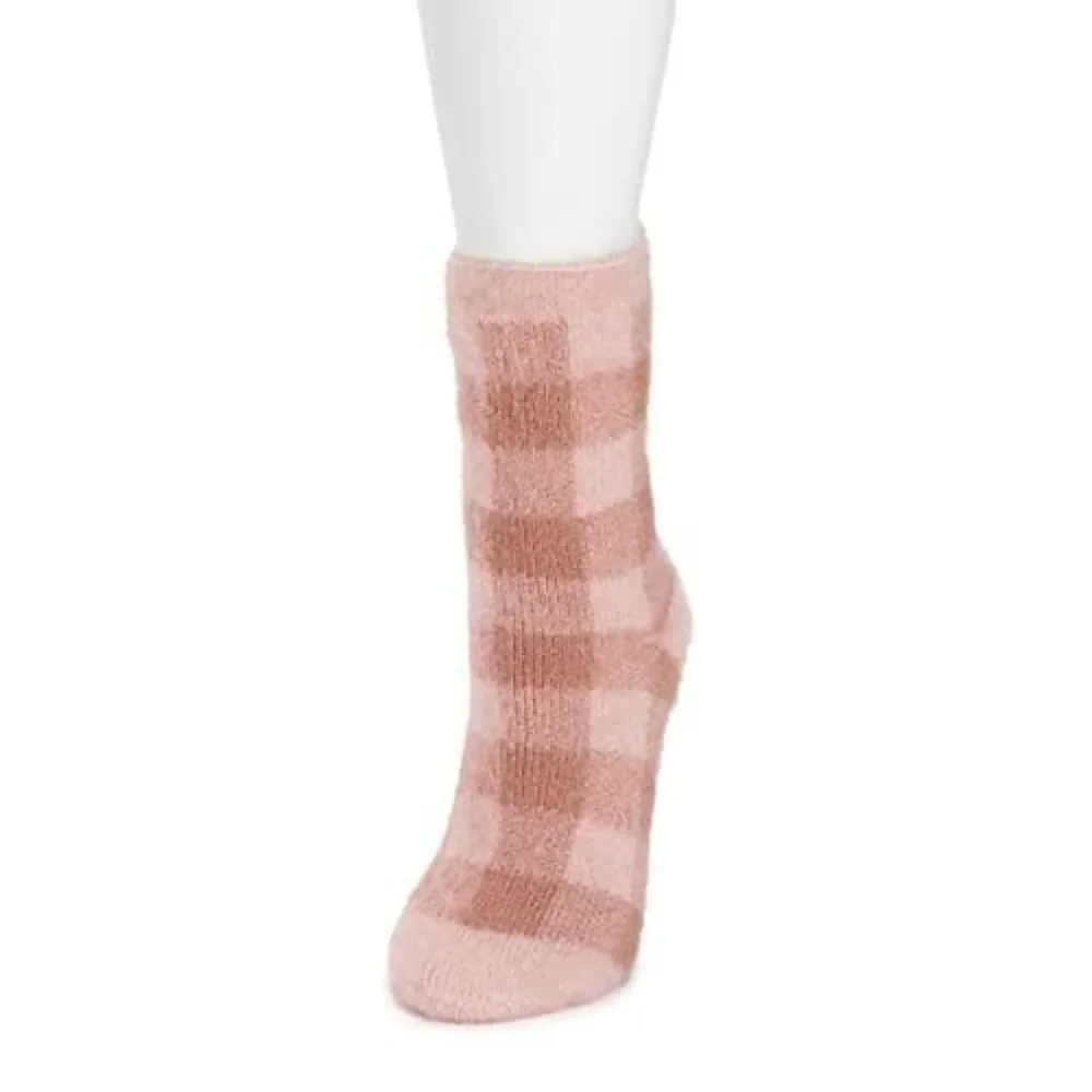MUK LUKS Women's Thermal Crew Socks 3.2 Tog Rating - (6-10)